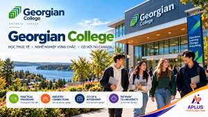 Georgian College campus Barrie, Ontario, Canada – du học cao đẳng Canada cùng APLUS
